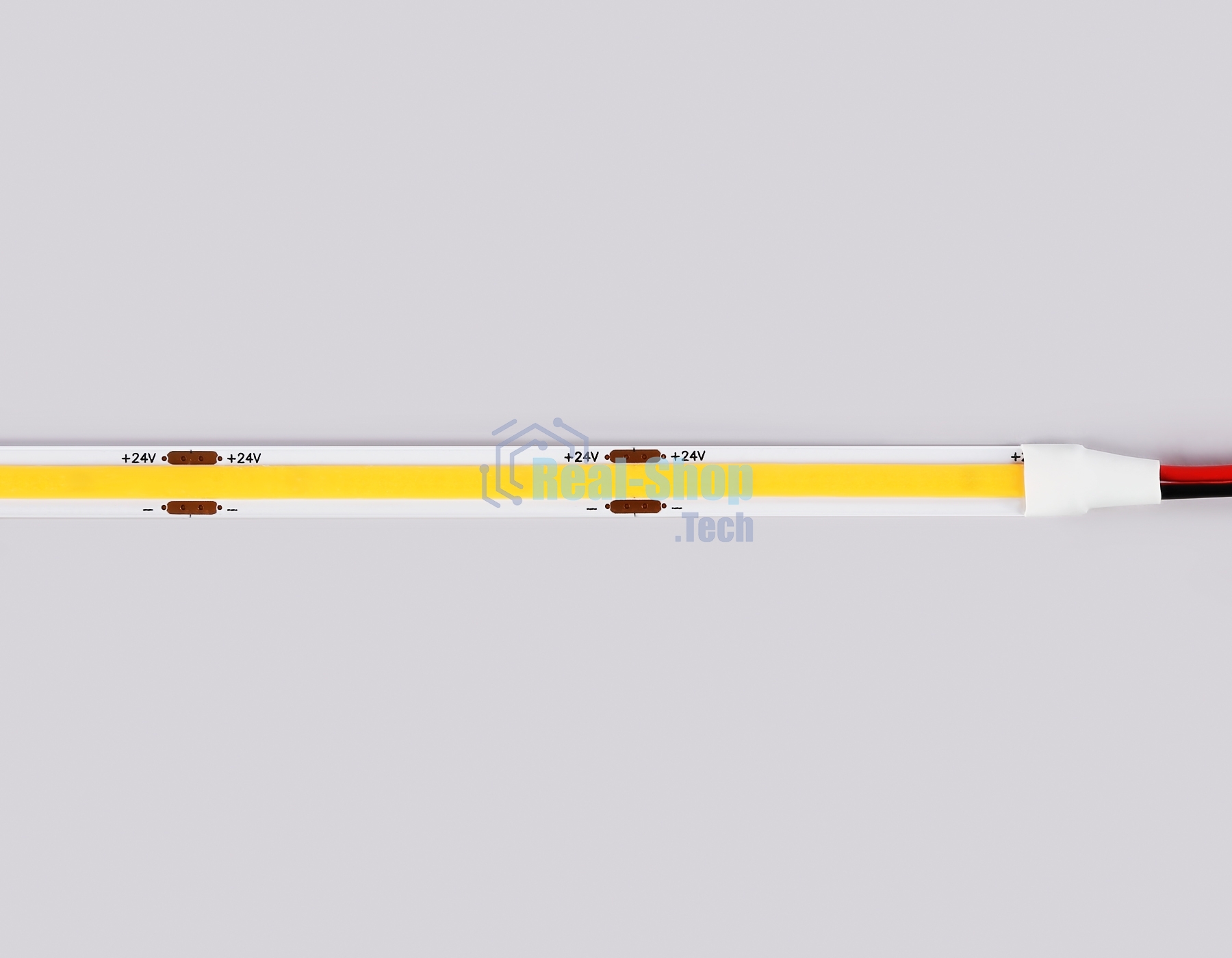 Светодиодная лента Ambrella light GS4701 COB 480Led/ 12W m/ 24V IP20 3000K/ 5000*8*1.54mm (2 конт.)