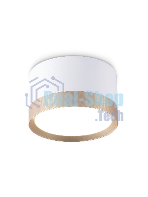 Светильник Ambrella light TN52355 WH/GD белый/золото GX53 max 12W D82*50