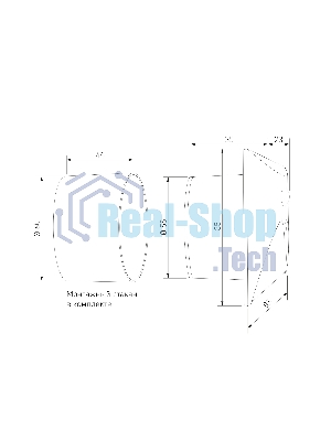 40158/LED 3000K / Светильник светодиодный с датчиком движения Черный / Подсветка для лестниц