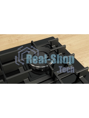 Газовая варочная поверхность Bosch PPH6A6I40O, 4 конфорки, закаленное стекло, 8000 Вт