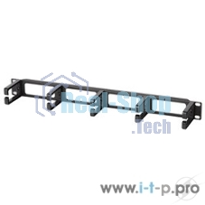 Кабельный организатор Hyperline CM-1U-PL с пластиковыми кольцами, 19