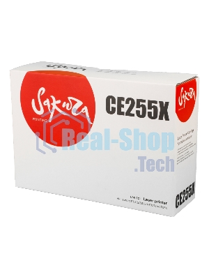 Картридж лазерный Sakura CE255X для HP LaserJet P3015/3015d/3015dn/3015x, черный, 12500 к.
