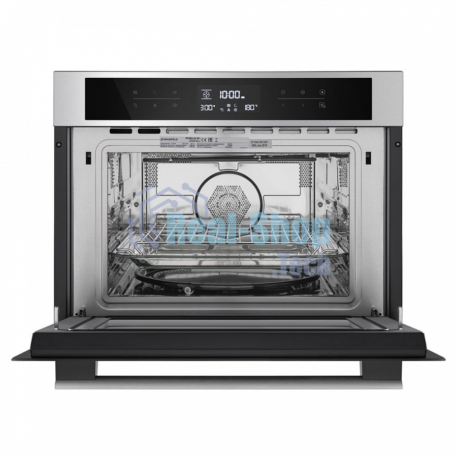 Шкаф духовой электрический с функцией СВЧ Maunfeld MCMO.44.9S, встраиваемый