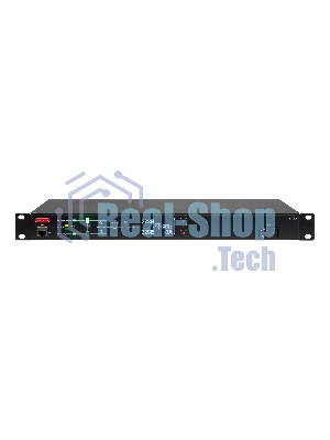 Автоматический ввод резерва ELEMY RACK ATS, 1U, 220В, 16А, OLED, Ethernet, in (2) C20, out (1) C19 (9) C13