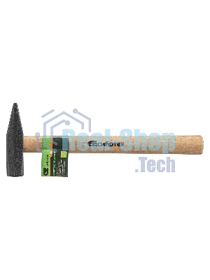 Молоток Сибртех слесарный, 500 г, квадратный боек, деревянная рукоятка