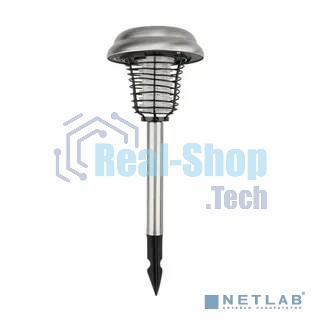 Антимоскитный садовый светильник Rexant на солнечной батарее R20 металл