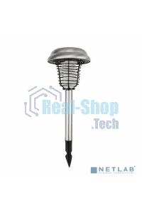 Антимоскитный садовый светильник Rexant на солнечной батарее R20 металл