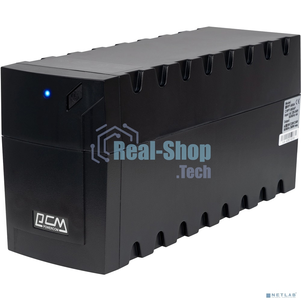 Источник бесперебойного питания Powercom Raptor RPT-600AP SE 360Вт 600ВА черный