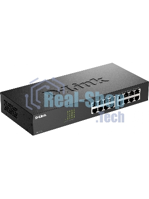 Коммутатор D-Link DES-1016D/I1A, 16×100 Мбит/с, неуправляемый