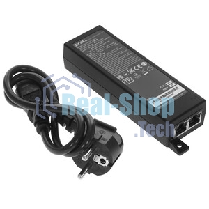 Мультигигабитный PoE инжектор Zyxel PoE12-90W, 802.3af/at/bt (90 Вт), 2xRJ-45: 1/2.5/5/10G