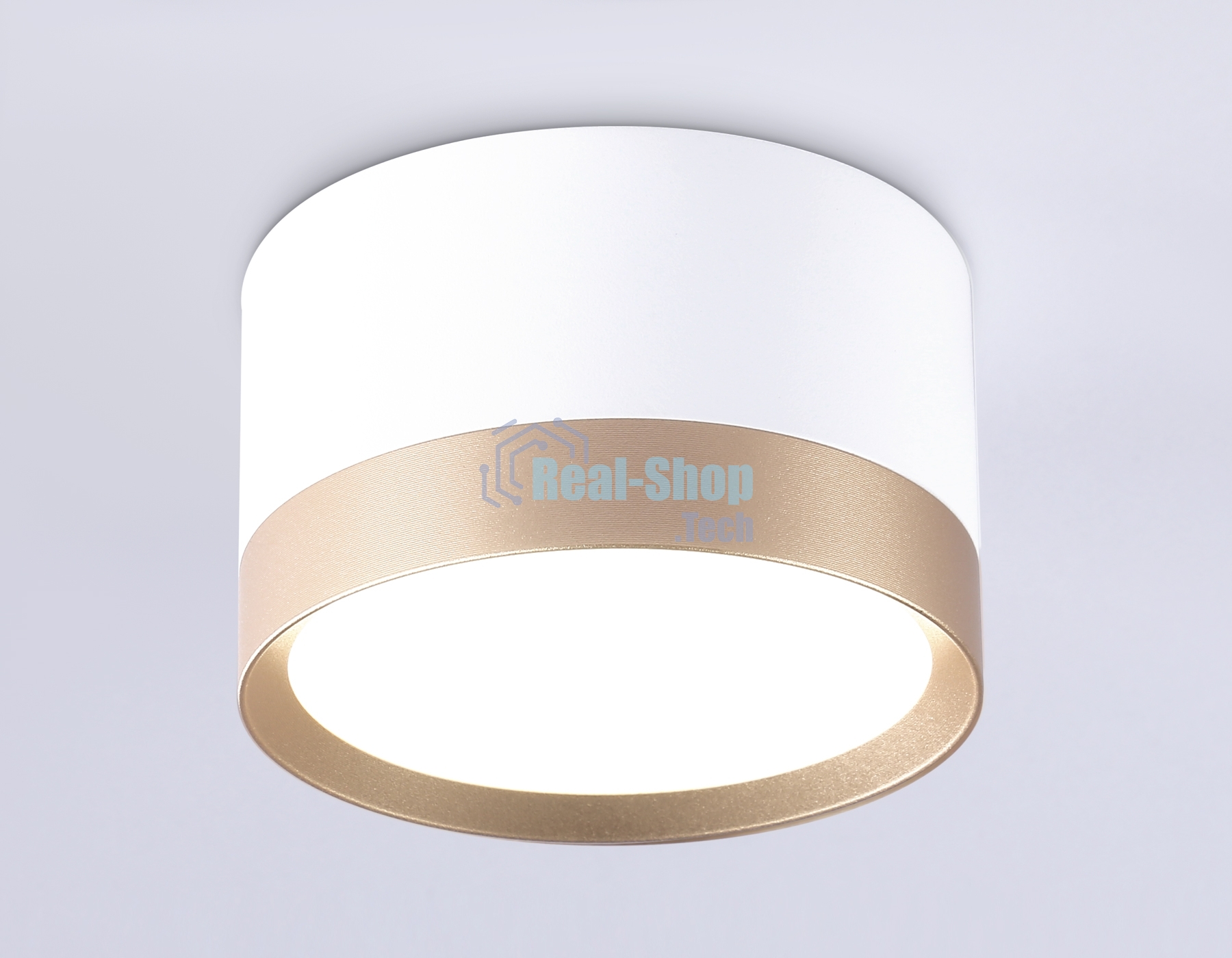 Светильник Ambrella light TN52355 WH/GD белый/золото GX53 max 12W D82*50