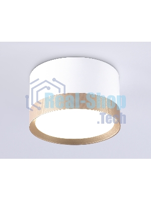 Светильник Ambrella light TN52355 WH/GD белый/золото GX53 max 12W D82*50
