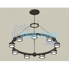 Светильник Ambrella light XR92051900/9 SBK/FR черный песок/белый матовый GX53 (A9205, C9242, N8415)