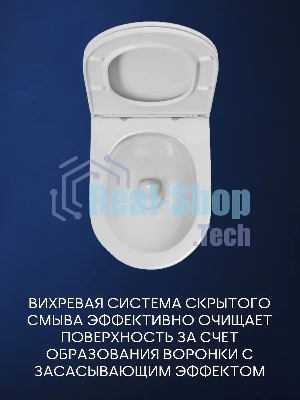 Комплект BAU 6 в 1: инсталляция BAU PRO, унитаз подвесной торнадо Bau Nimb Hurricane-3, сиденье дюропласт микролифт, кнопка смыва BAU Soul, хром