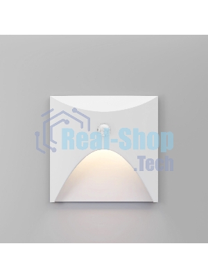 40158/LED 3000K / Светильник светодиодный с датчиком движения Белый / Подсветка для лестниц