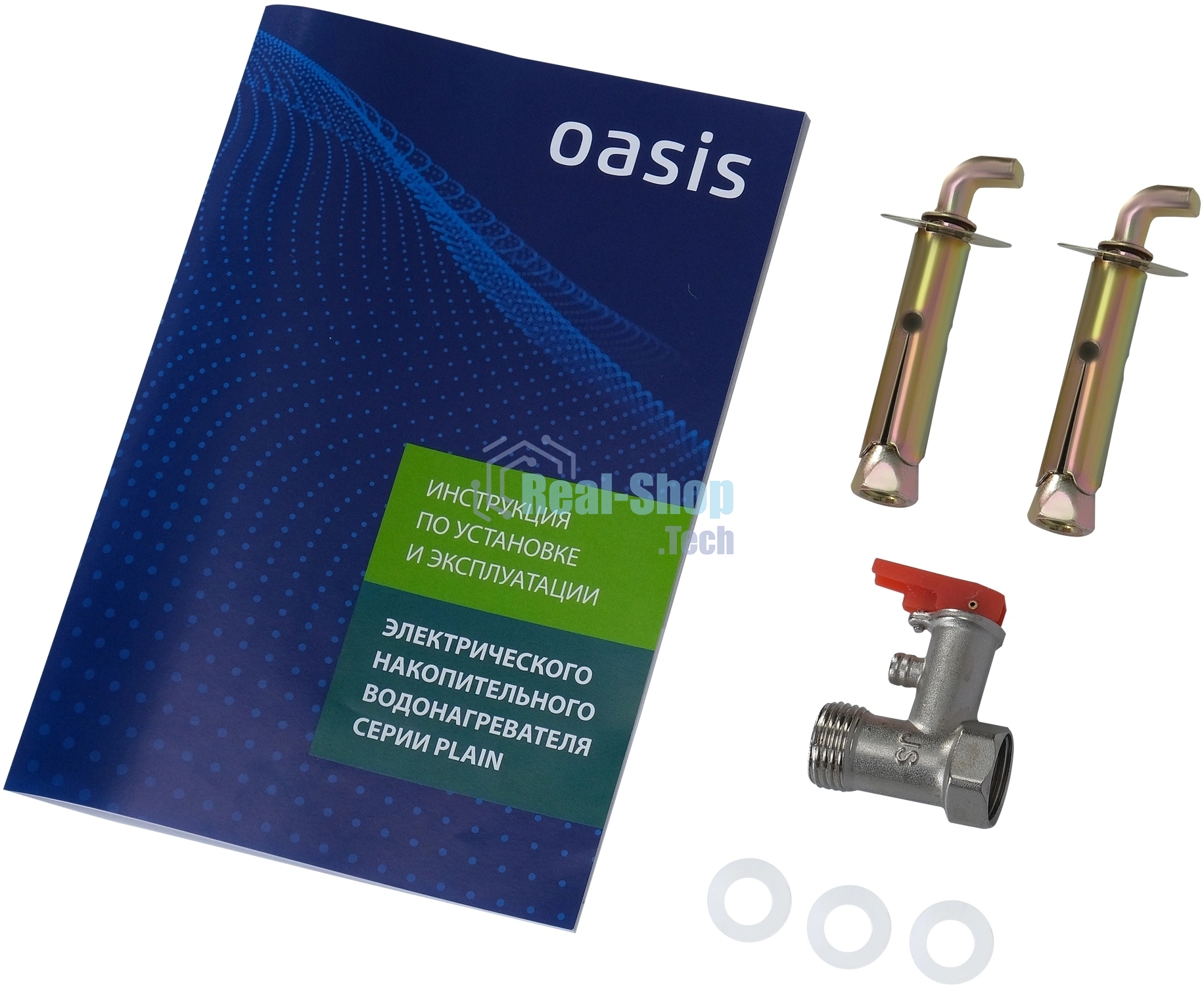 Водонагреватель электрический Oasis 30А серый, накопительный, 30 л, 2 кВт