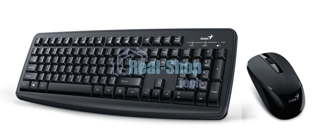 Комплект клавиатура + мышь Genius KM-200 wired kombo, Optical mice, 3 buttons, 1000 DPI, Compatible with Windows® 7, 8, 8.1, 10, Mac. OS X 10.8 or later, Cable length 1.5m