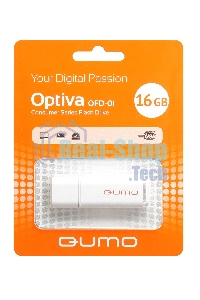 Флешка USB QUMO 16 Gb Optiva 01 белый QM16GUD-OP1-белый