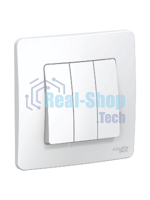 Выключатель 3-кл. СП Blanca (сх.1+1+1) 10А 250 В белый SchE BLNVS100501
