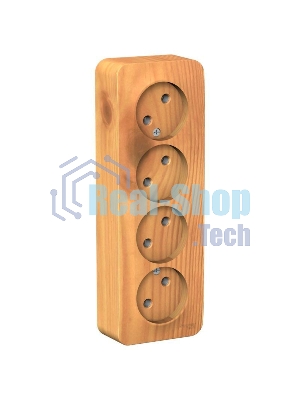 Розетка SCHNEIDER ELECTRIC Blanca4-м оп 16А 250В без шторок без заземл. изол. пласт.