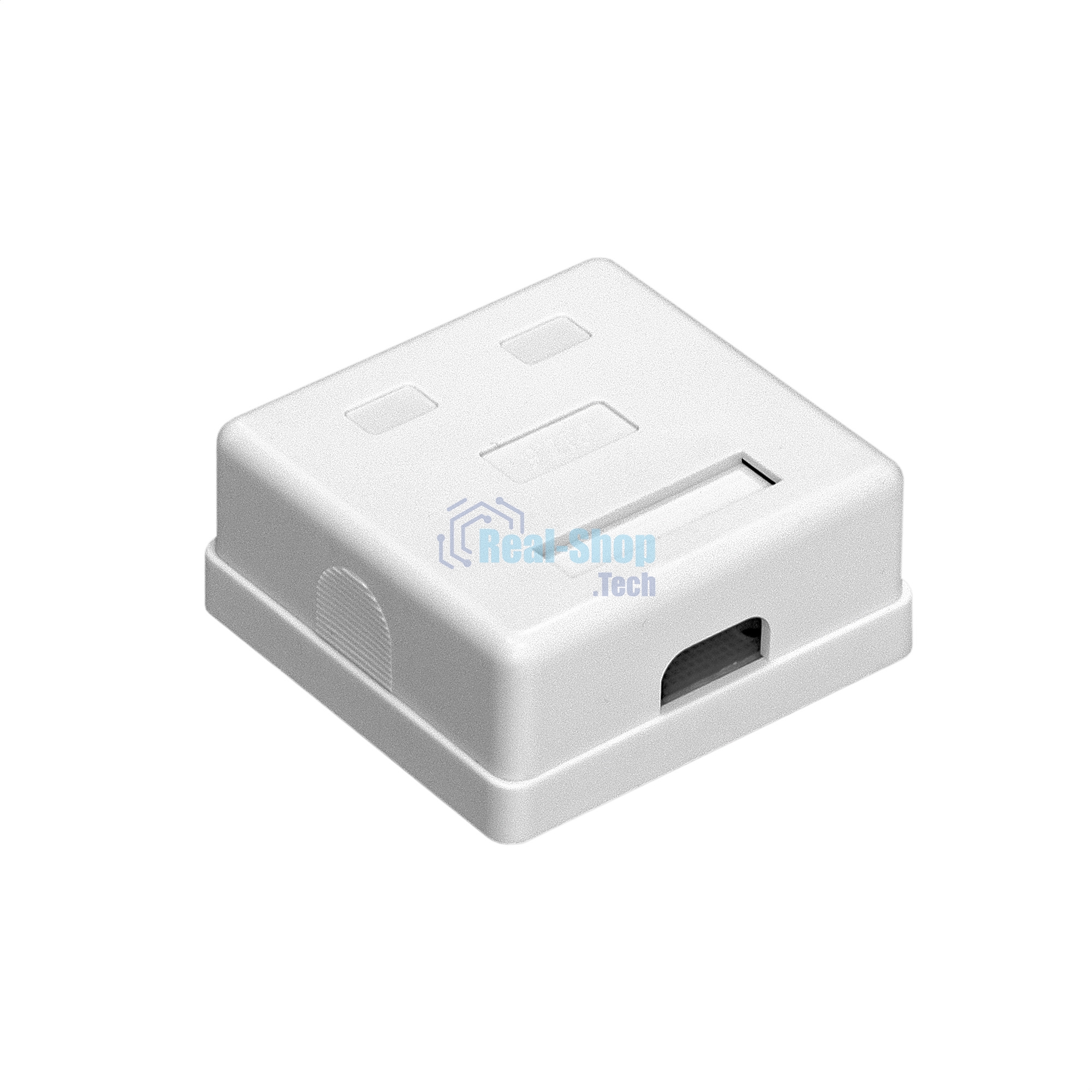 Розетка компьютерная двойная ExeGate SM2-RJ45-C6 RJ-45 кат.6 UTP Krone/110