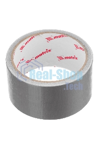 Лента клейкая Matrix армированная, влагостойкая, 48 мм х 10 м, серебристая