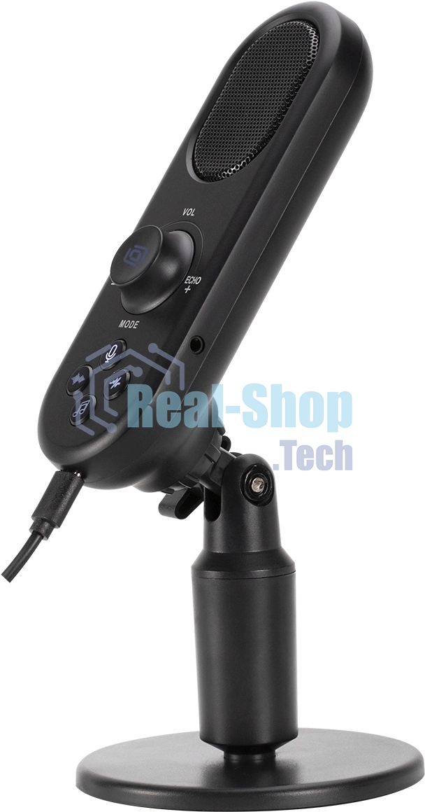 Микрофон проводной Оклик MP-M300 1.5м черный