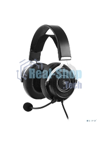 Гарнитура проводная с микрофоном A4Tech Bloody G535 черный/серебристый 2м мониторные USB оголовье (G535 (BLACK+SILVER) USB)