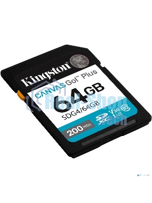 Флеш карта SDXC 64Gb Kingston SDG4/64Gb Canvas Go! Plus w/o adapter