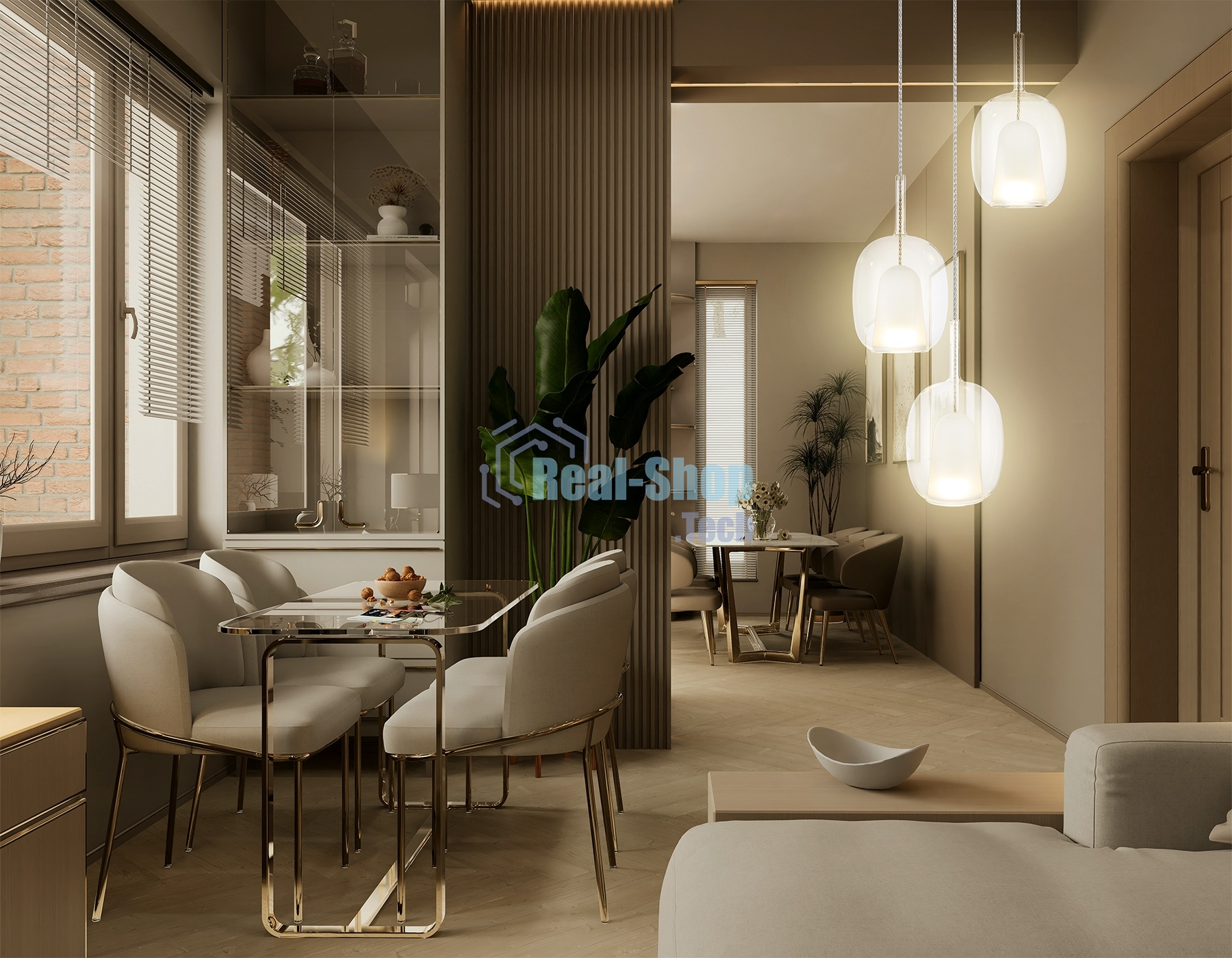 Подвесной светильник Ambrella light LH11151/3 BK/WH/CL черный/белый/прозрачный E27*3 max 60W D425*1500