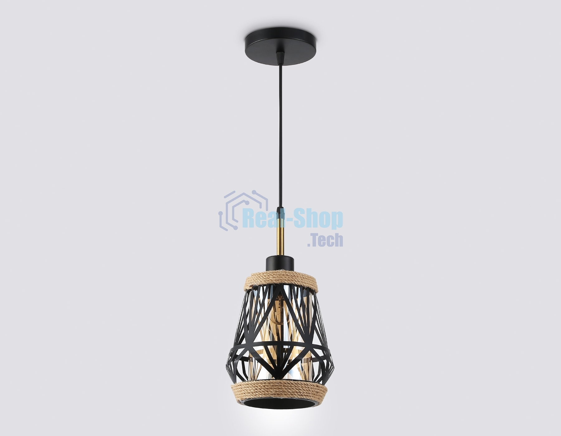 Светильник Ambrella light TR8521 BK/SB черный/бронза E27 max 60W D170*1000