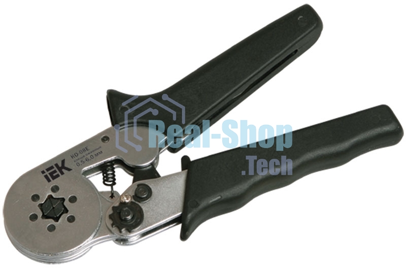 Клещи обжимные IEK КО-08Е0,5-6,0мм2 шестигранник