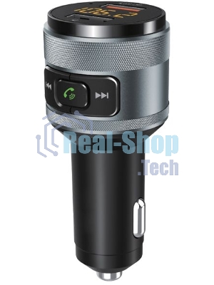 Автомобильный FM-модулятор Ritmix FMT-A707 черный MicroSD BT USB