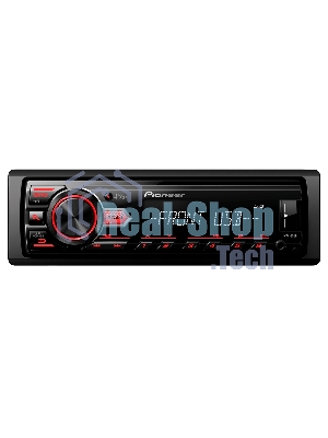 Автомагнитола Pioneer MVH-85UB, 1 DIN, USB Type-A, AUX, съёмная панель