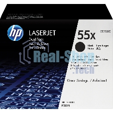 Картридж лазерный набор из 2 шт HP LaserJet CE255XD черный для LJ P3015(2 х 12500 стр)