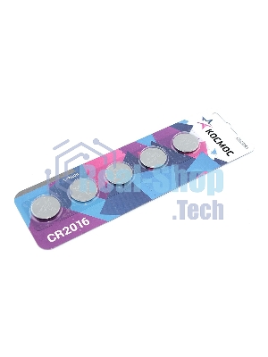 Батарейка Космос CR2016 5 шт.