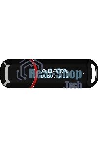Флешка USB ADATA UV150 (AUV150-64G-RBK), 64Gb, USB 3.0, R/W 100/40, черный
