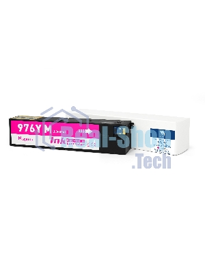 Картридж струйный NVPrint 976YC (NV-L0S30YC) пурпурный для HP PageWide P55250/P57750dw MFP Managed (16000 стр) совместимый