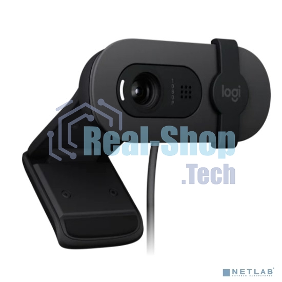 Веб-камера Logitech Brio 105 Full HD 1080p Webcam - GRAPHITE - USB