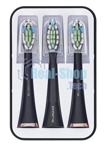 Электрическая зубная щетка PETB 0101 BL/TC (POLARIS), Черный