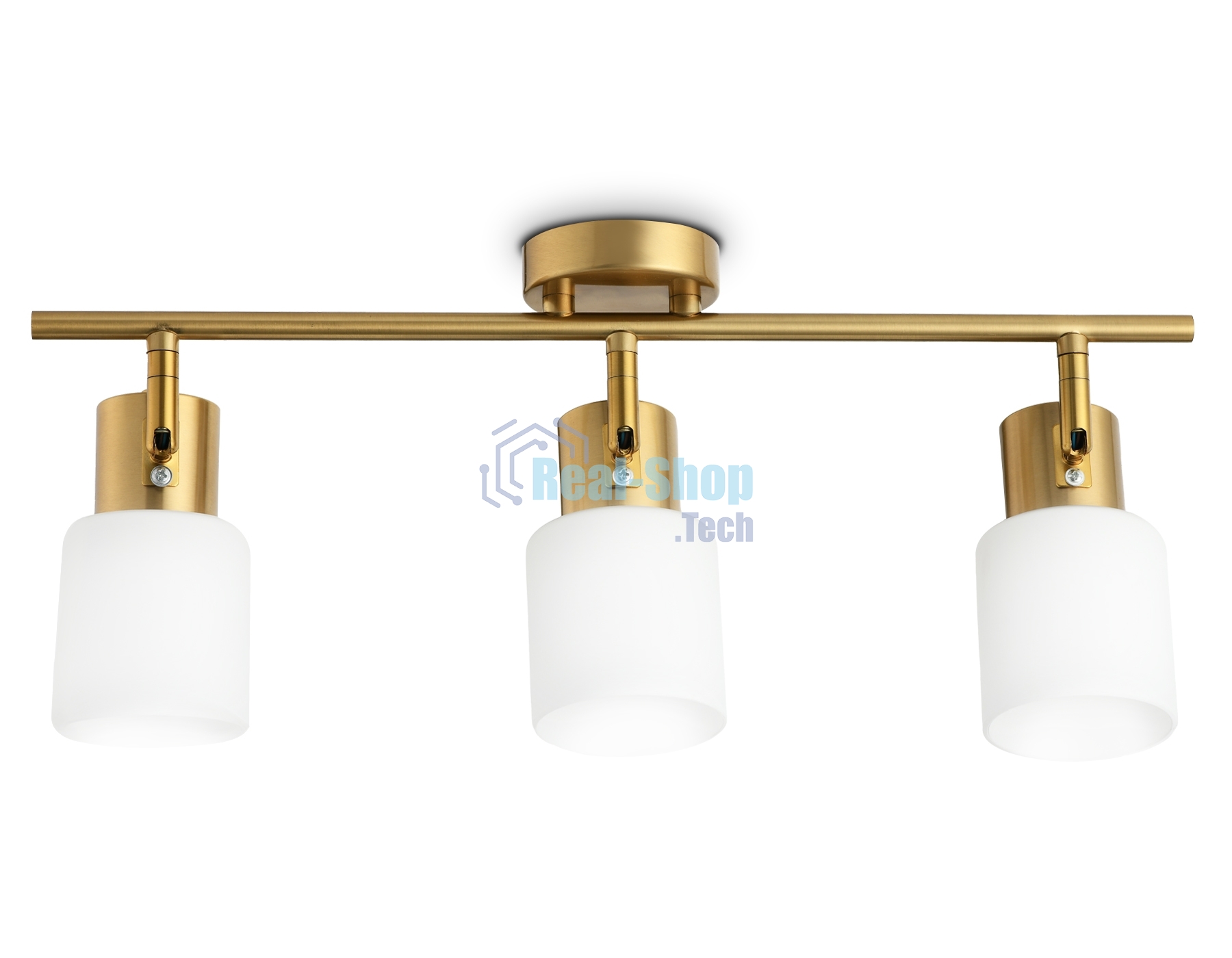 Настенно-потолочный спот TR3972/3 BS/FR латунь/белый матовый E27*3 max 40W 460*80*140