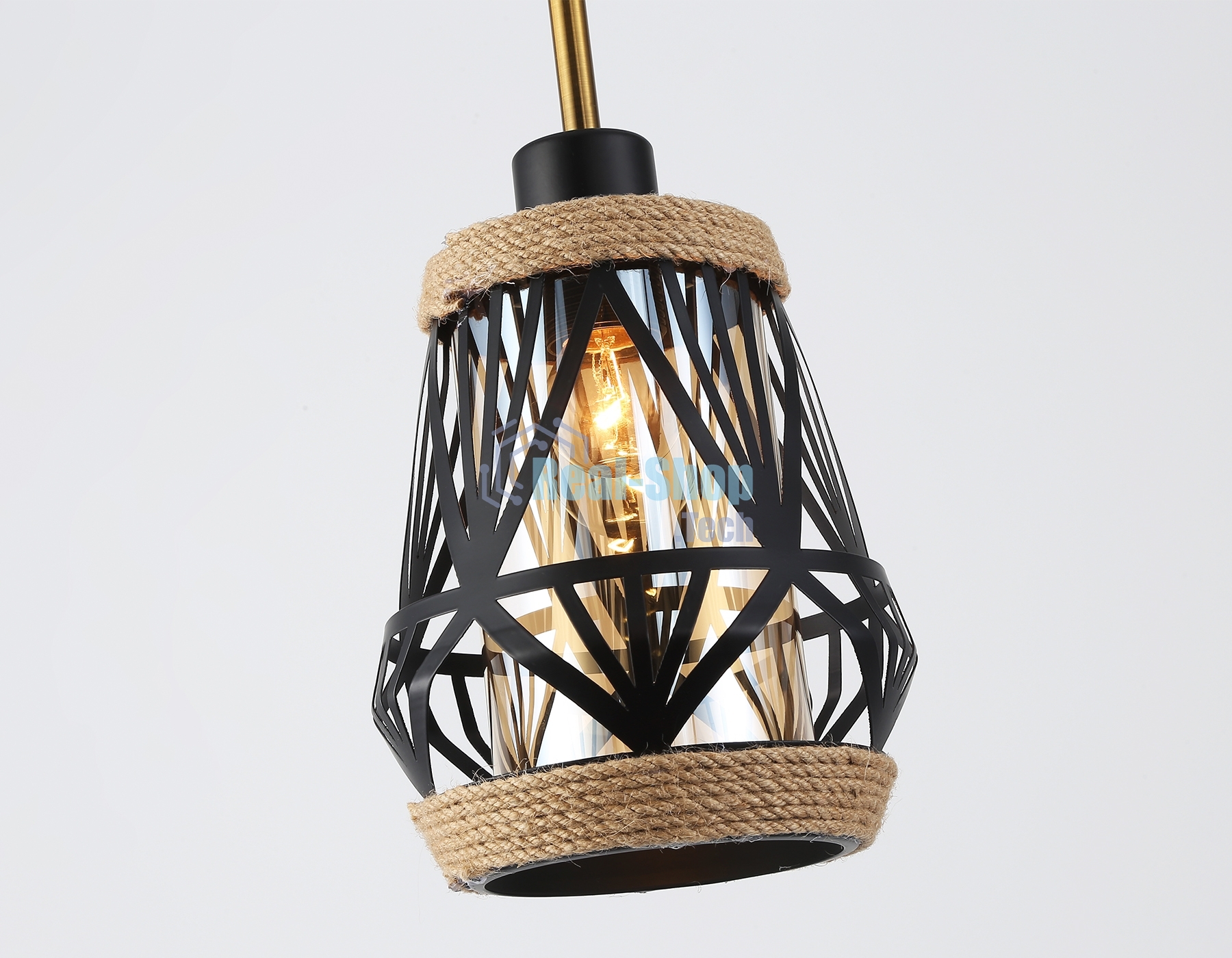 Светильник Ambrella light TR8521 BK/SB черный/бронза E27 max 60W D170*1000