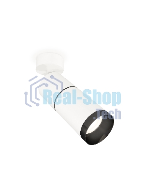 Комплект поворотного светильника Ambrella light XM6312011 SWH/PBK белый песок/черный полированный MR16 GU5.3 (A2202, C6301, A2061, C6312, N6131)