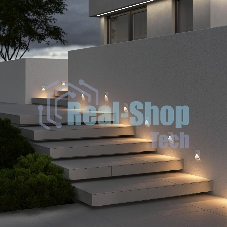 40158/LED 3000K / Светильник светодиодный с датчиком движения Белый / Подсветка для лестниц