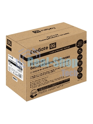 Источник бесперебойного питания ExeGate NEO Smart BU-800.LCD.AVR.5SH / 800 ВА / 480 Вт / 5 x CEE 7 (евророзетка)