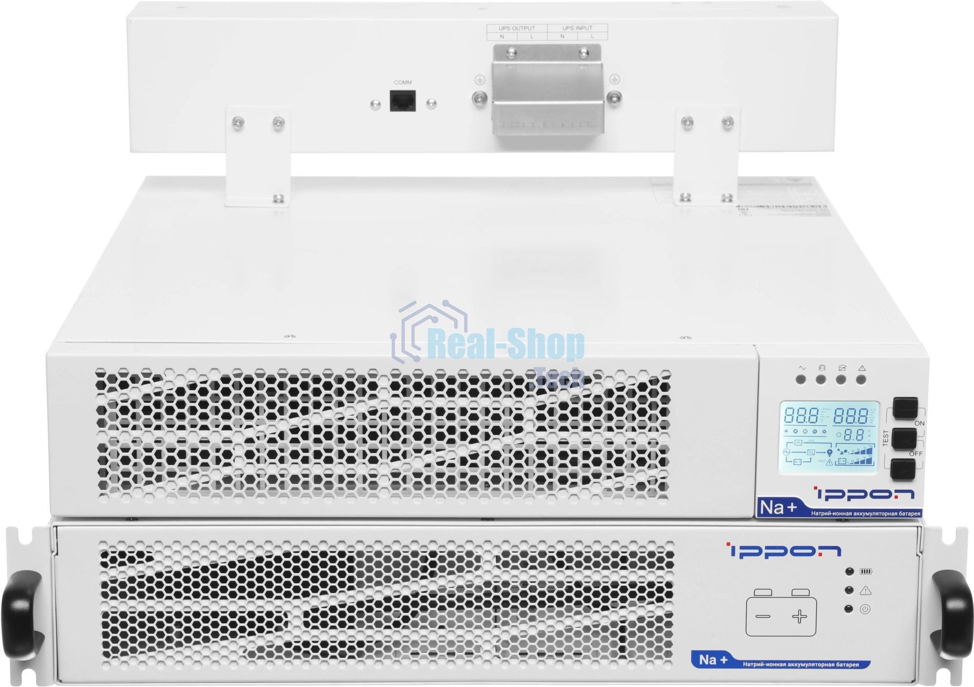 Источник бесперебойного питания Ippon Na+ II RTA 6K 6000Вт 6000ВА белый