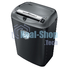 Шредер Fellowes Powershred 75Cs FS-46750 (FS-4675001/FS-4675002) авт., 3.9х50мм, 12лст., 27лтр., уничтожает: скобы, карты, скрепки, CD, селектор кол-ва листов