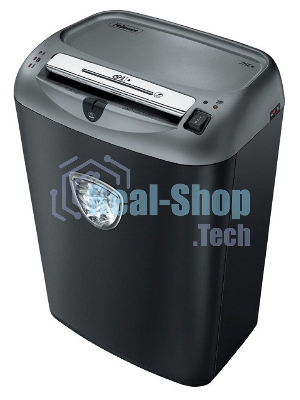 Шредер Fellowes Powershred 75Cs FS-46750 (FS-4675001/FS-4675002) авт., 3.9х50мм, 12лст., 27лтр., уничтожает: скобы, карты, скрепки, CD, селектор кол-ва листов