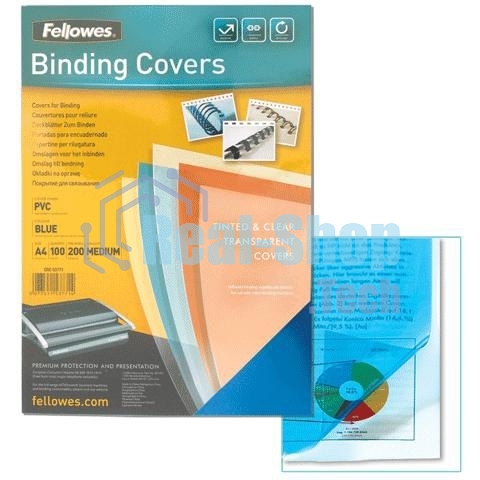 Обложки для переплета Lamirel LA-7868201, Transparent A4, PVC, прозрачные, 200 мкм, 100 шт