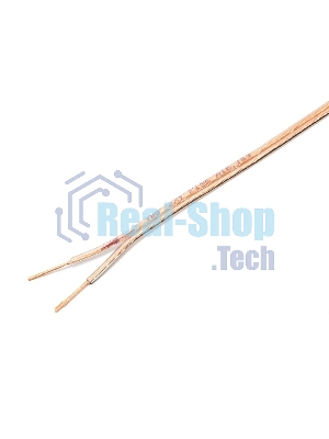 Акустический кабель Cablexpert CC-TC2x1,0-50M, прозрачный,  50 м, на катушке